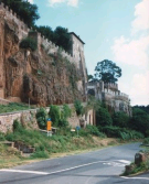 Ceri vista dal piazzale sottostante